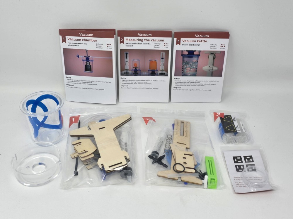 Mel Physics "Vacuum" Set - Vacuum Chamber Science Experiment Kit - Open Box