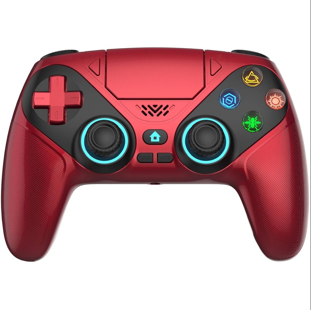 LED Wireless Controller for PS5, Compatible with PS5 Pro/Slim/PC, Dual