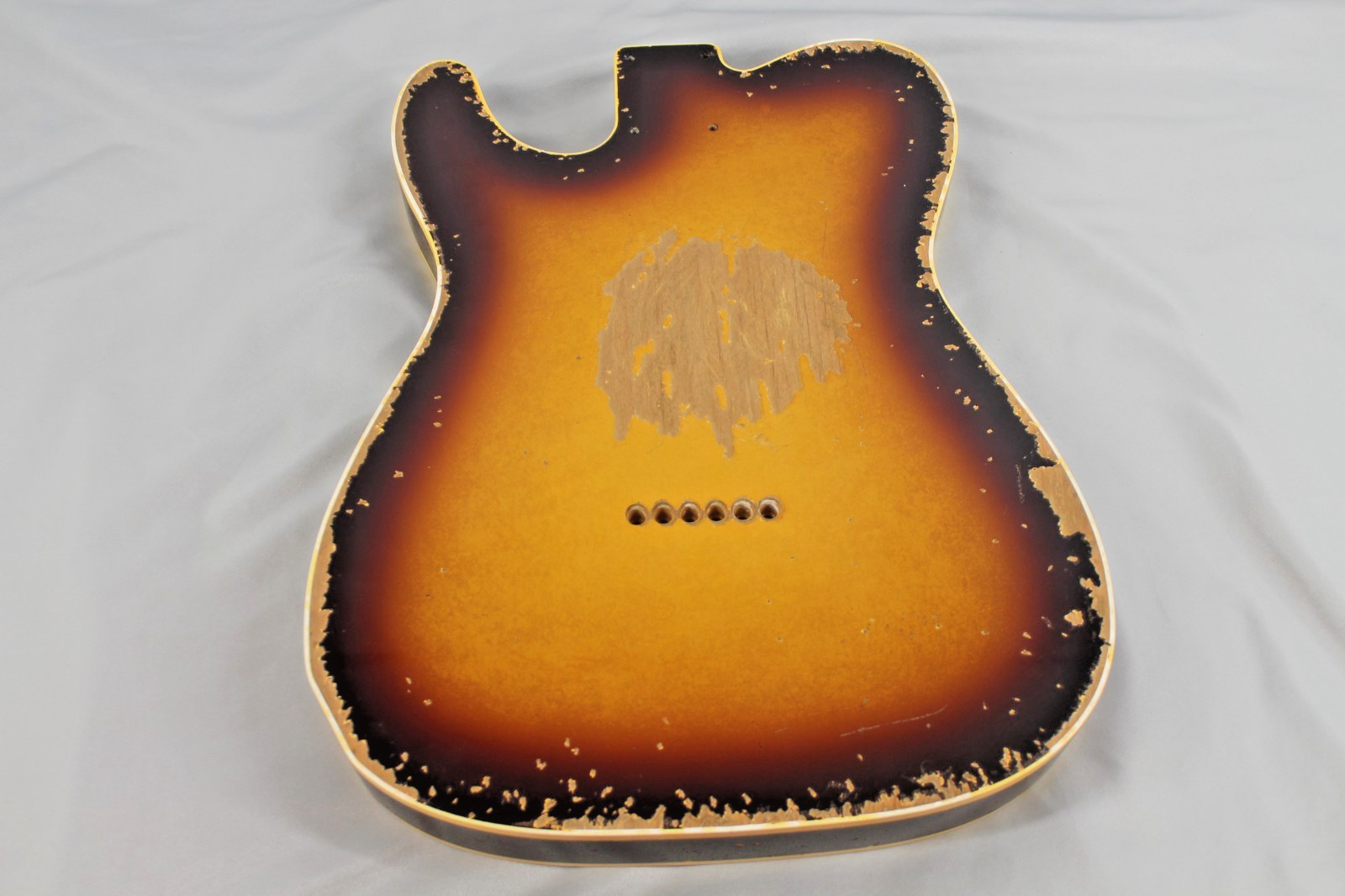 MJT Official Custom Vintage Aged Nitro Guitar Body Mark Jenny Double Bound Burst