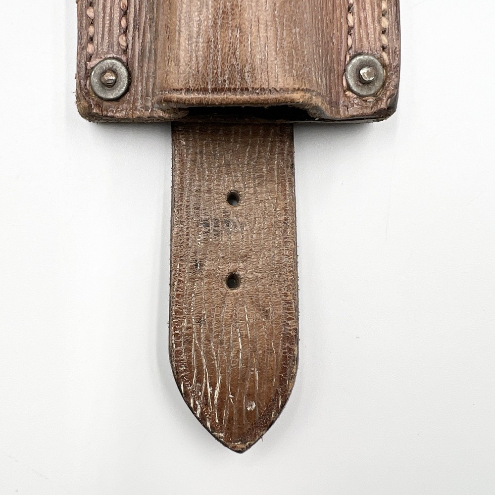 Genuine WW1 Pattern 1914 Leather Frog & Tab WD Marked