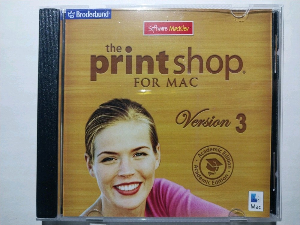 Broderbund - Cd The Print Shop for Mac Version  Software Mackiev Mac OS