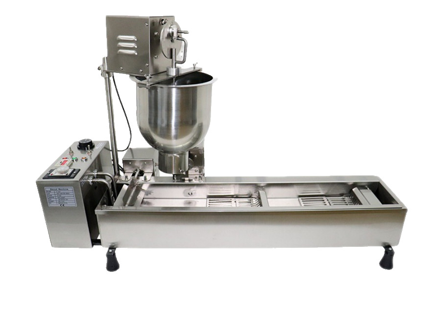 Automatic Stainless Steel Mini Donut Maker Donut Making Machine & 3 Moulds 220V
