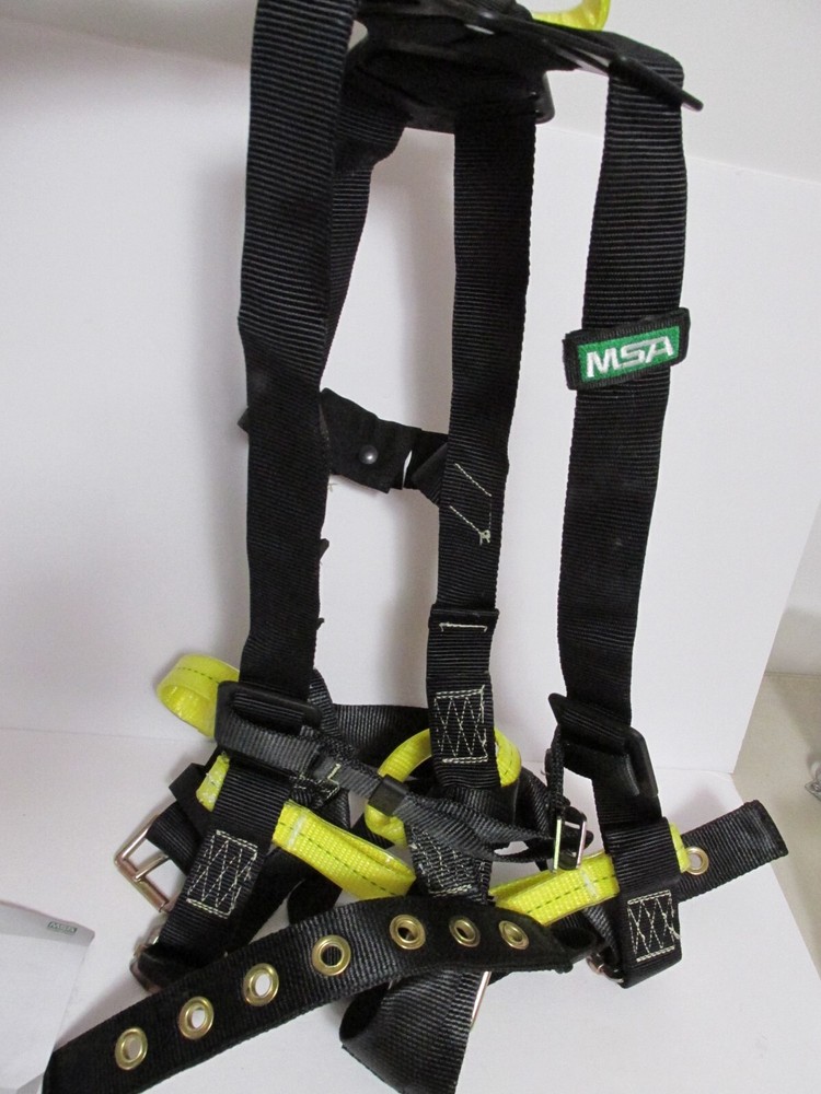 NEW MSA Workman Arc Flash Vest-Style Harness #10162695 X-LARGE Back/Side W Loop