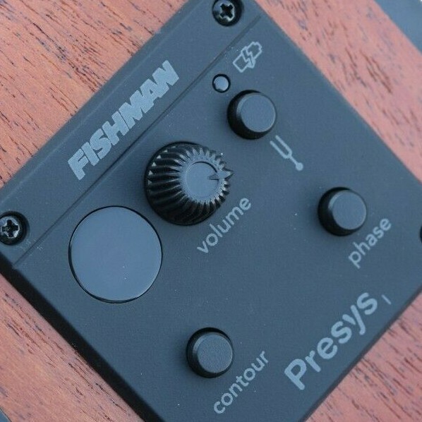 Madera TM Electro-Classical Solid Cedar/ Fishman 9v EQ ( Free Shipped USA )