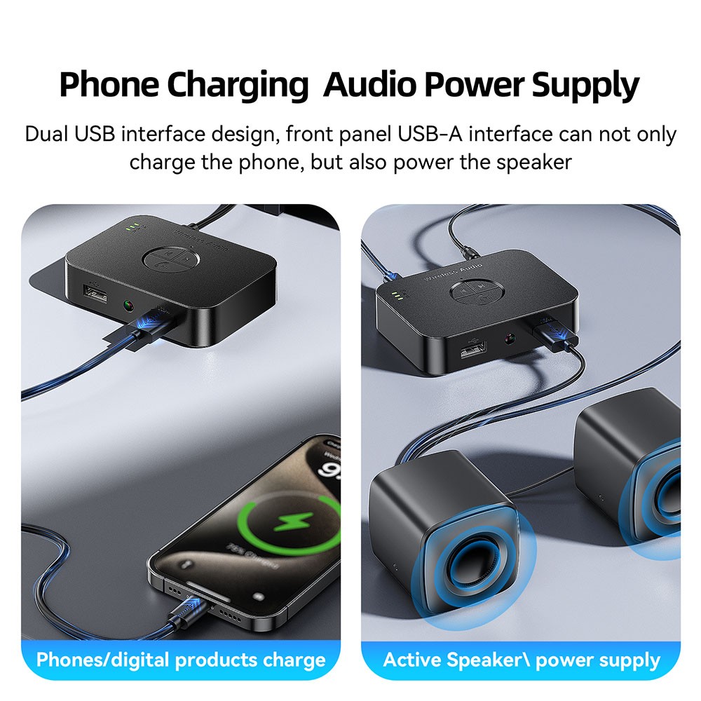 Long Range Bluetooth Receiver 6.0 For Home Stereo Car AUX Speaker Audio Adapter