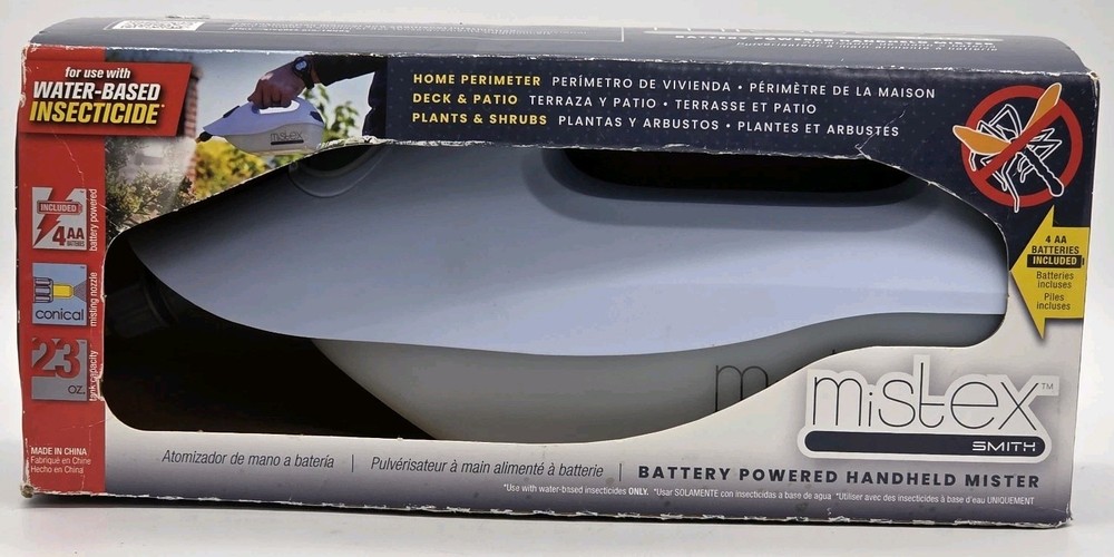 Mistex Smith Handheld Mister For Water Based Insecticides Battery Operated