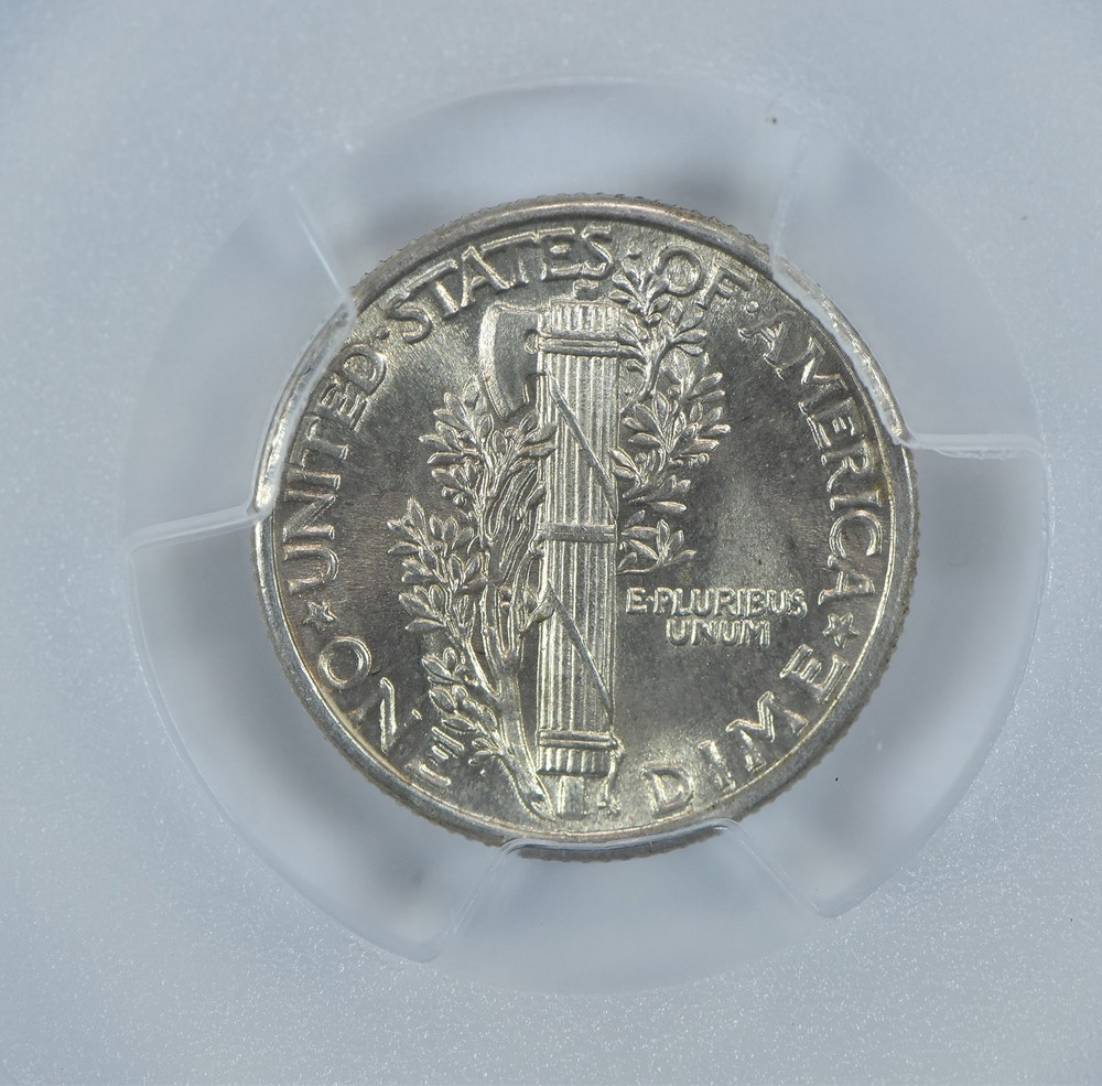 1939 Mercury Dime MS65 PCGS Blue Label