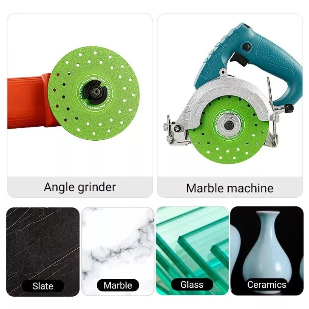 3PCS Rock Plate Flat Grinding Blade Tile Chamfering Cutting Sanding Blade Wheel