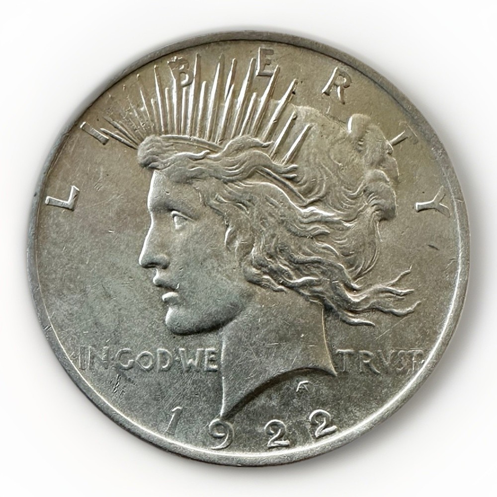 1922 P Peace Dollar. Uncirculated