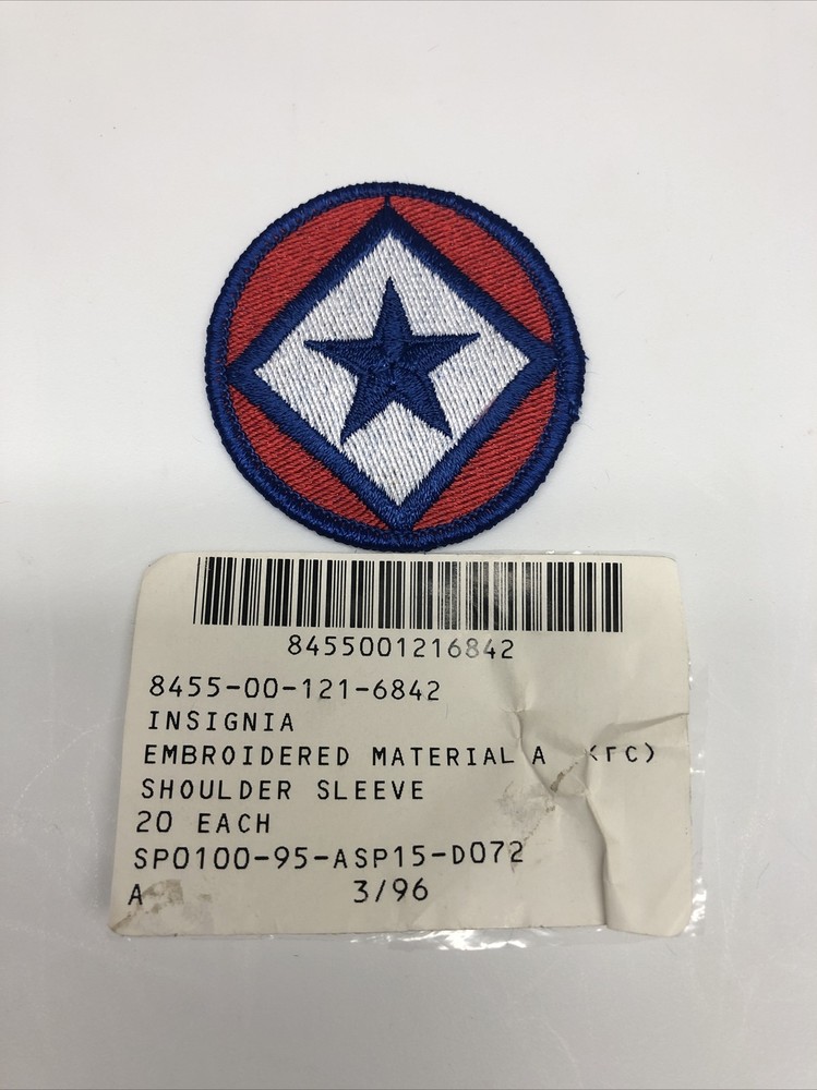 122nd Army Reserve Command (ARCOM) U.S. Army Shoulder Patch Insignia