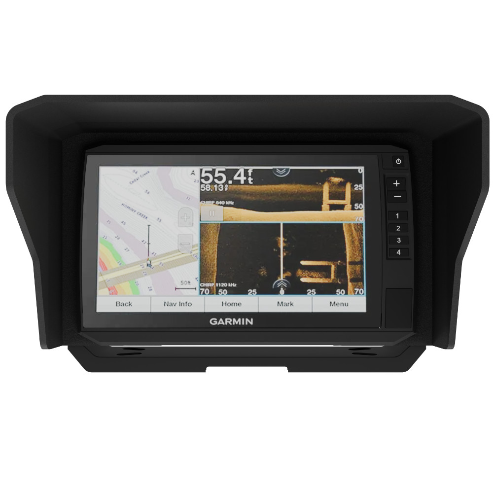 Garmin Echomap UHD2 93SV Visor by Sonar Shield