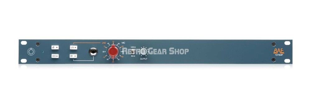 BAE 1073MP Single Channel + PSU Rackmount Mic Preamplifier