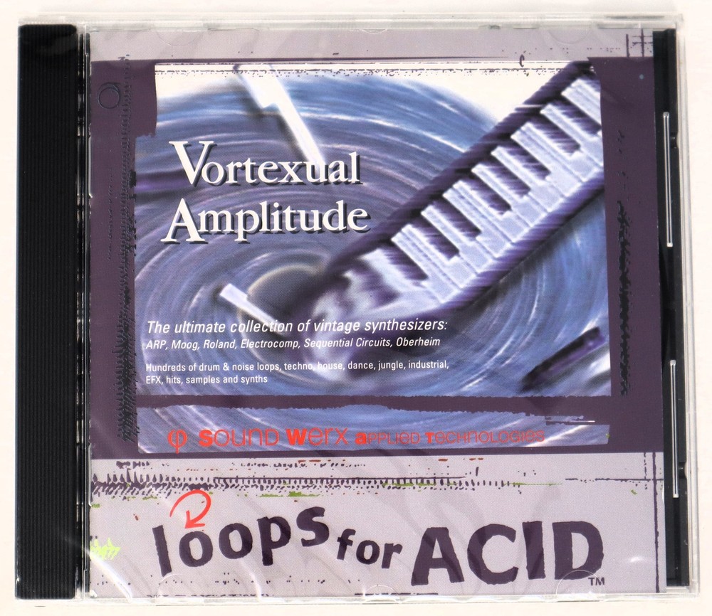 Sonic Foundry Vortexual Amplitude Loops For Acid Sound Library/Sampling CD