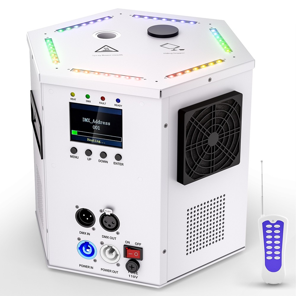 1200W Cold Spark Machine Stage Effect DMX Firework with Wireless Remote Control