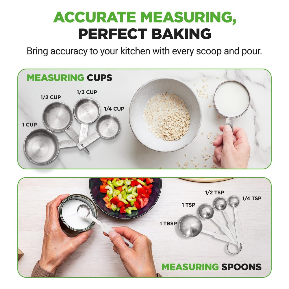 NutriChef 23-Piece Essential Baking Utensils Set