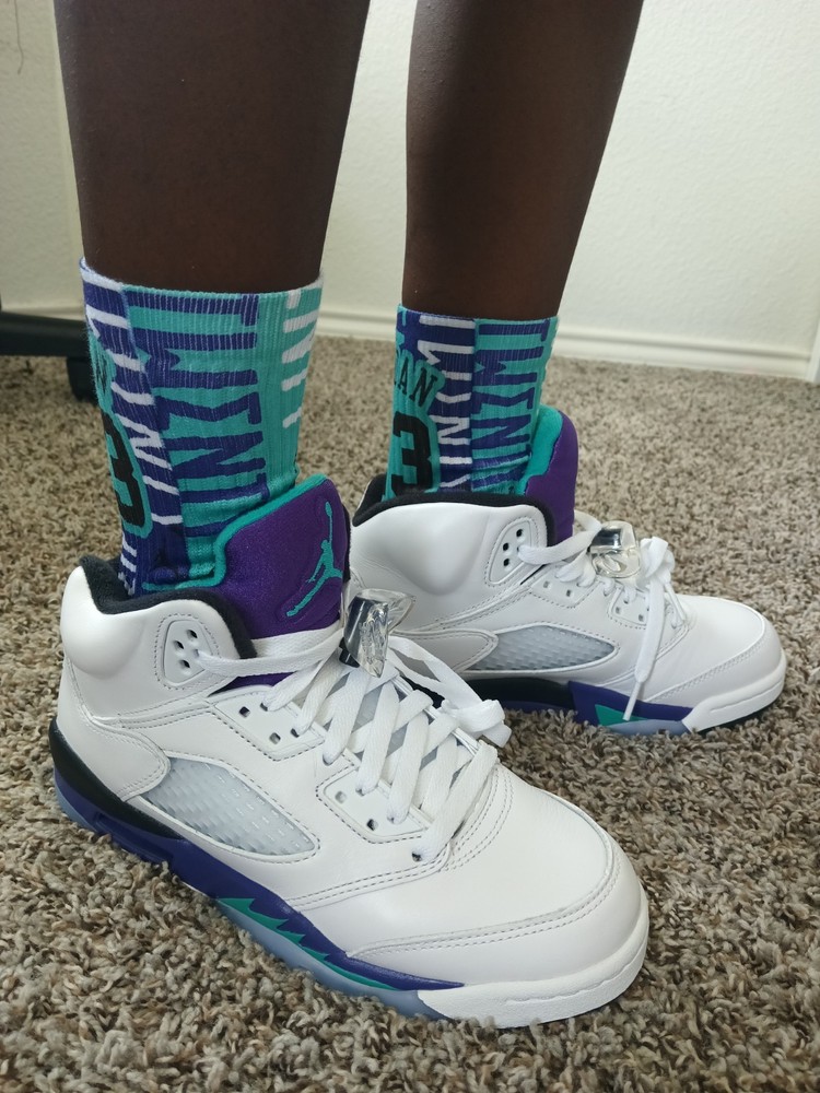 Grape 5s Socks