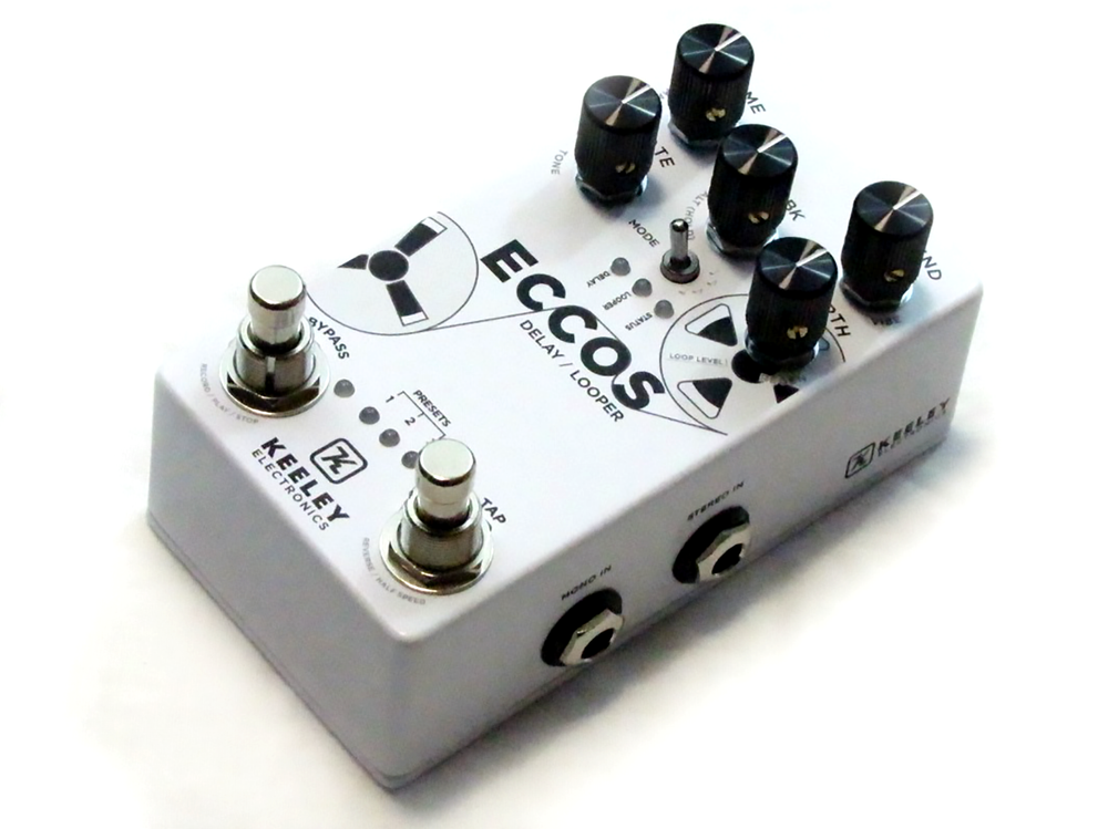 Used Keeley Eccos Tape Delay Looper Guitar Effects Pedal