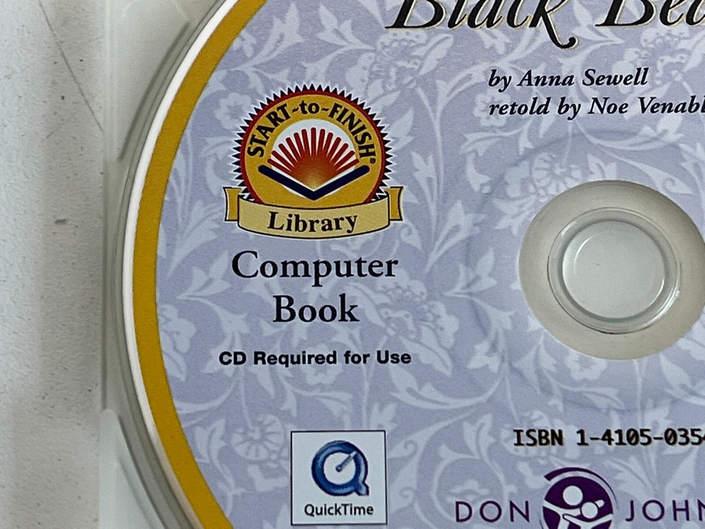 PP33: " Black Beauty" Don Johnston Computer Book