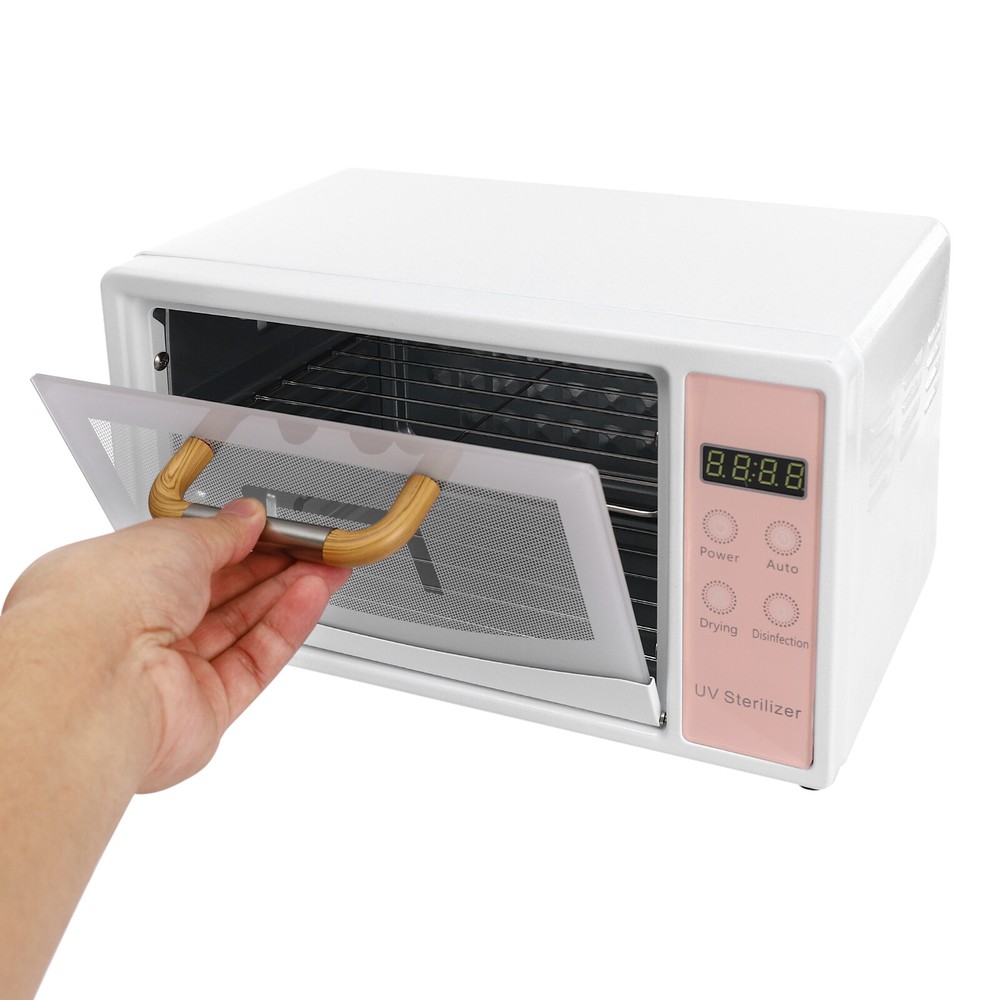 Multi-Functional Tabletop Nail Tool Sterilizer Drying Box Nail Cleaner Box 160W