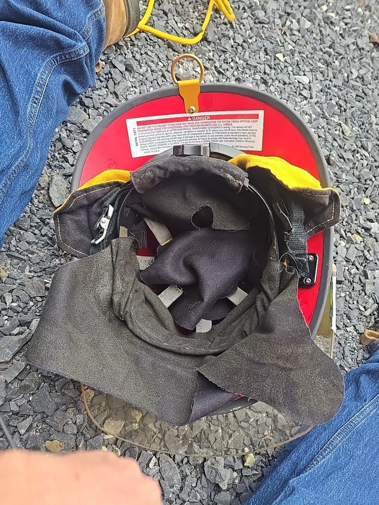 Retired Fire Fighter Helmet