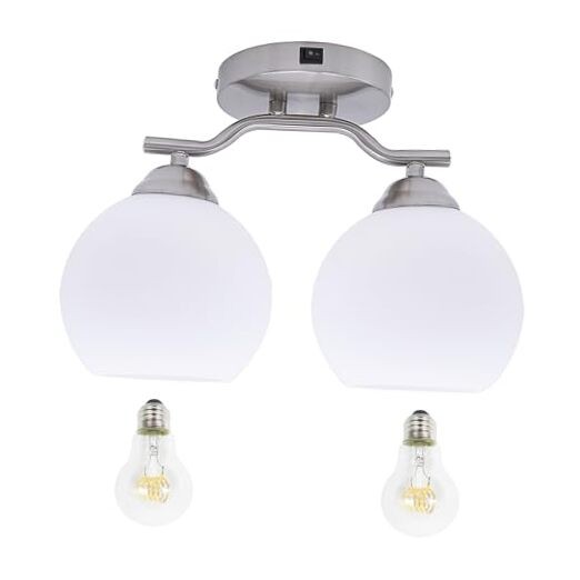 12V RV Pendant Dining Table Light with Replaceable Bulb (2 X E26 Bulb