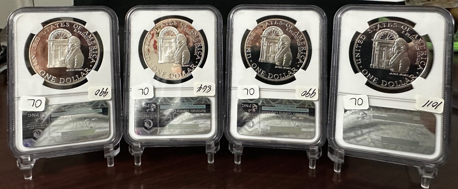 1992-W White House $1 Commemorative NGC PF69 Ultra Cameo Proof Silver Dollars!!