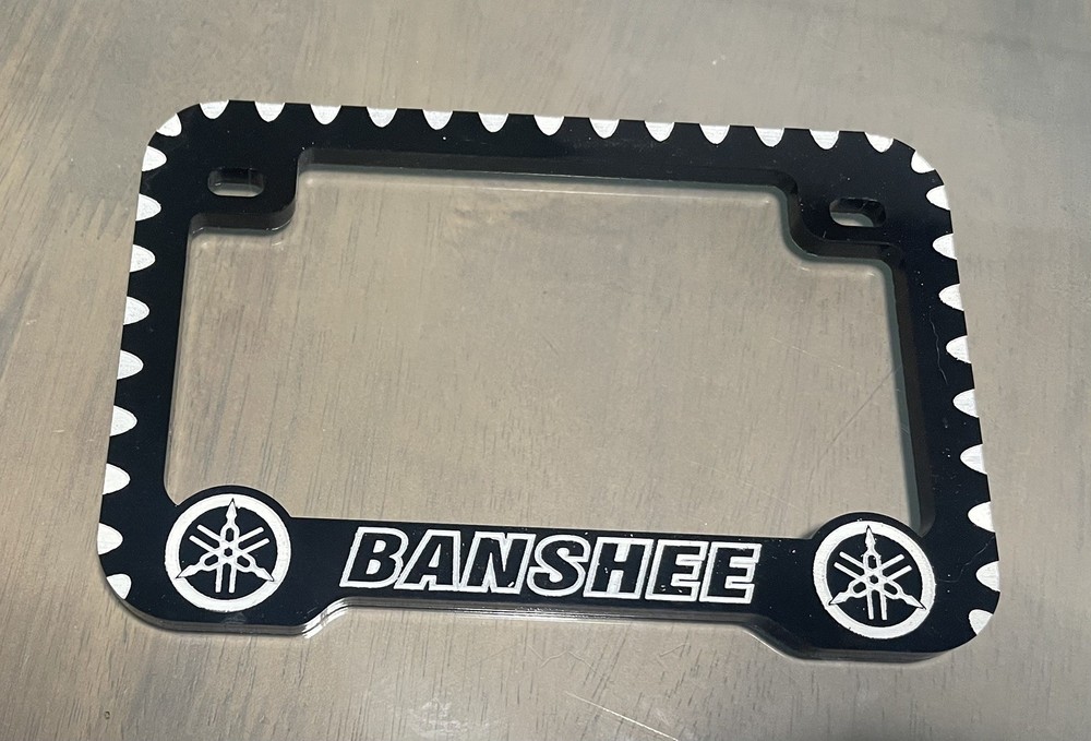 YAMAHA BANSHEE Acrylic License Plate kit
