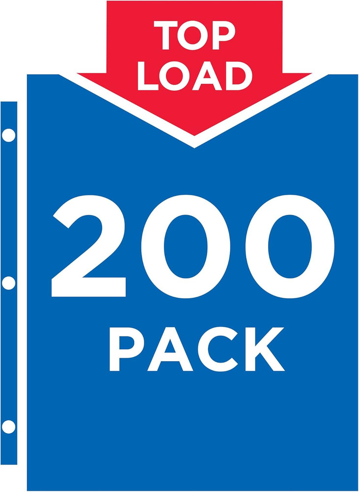 Avery Diamond Clear Heavyweight Sheet Protectors, Easy Load, 200 Document Protec