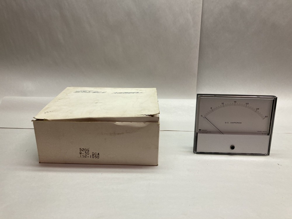 Triplett,520-G,D.C. Ampers Panel Meter 0-30 DCA