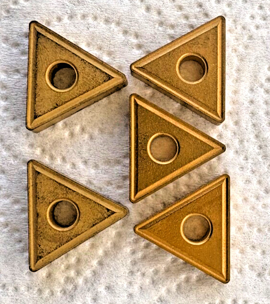 NEW 5PCS TNMG-542 C5 TIN COATED CARBIDE INSERTS