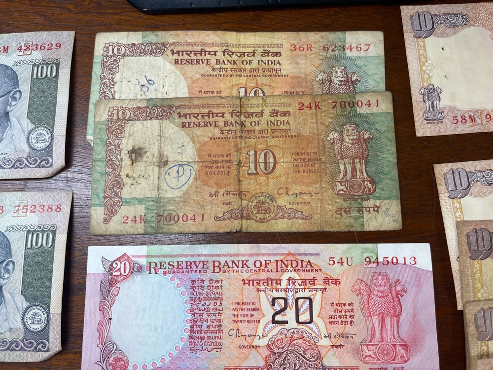 Assorted India Banknotes lot