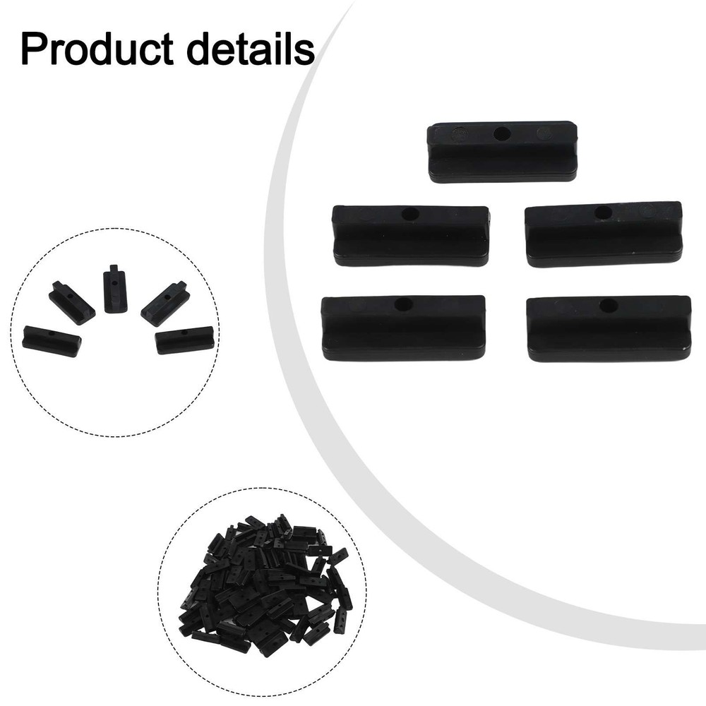 Seamless Appearance Composite Deck Clips for Outdoor Floor Fixes (100pcs)