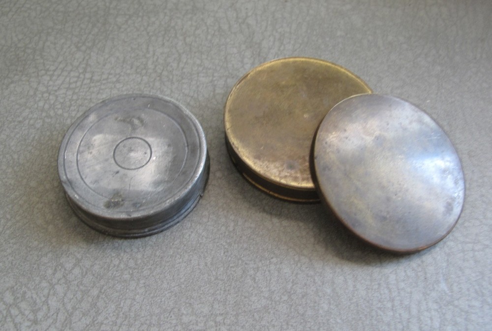 Antique Compass & Case.