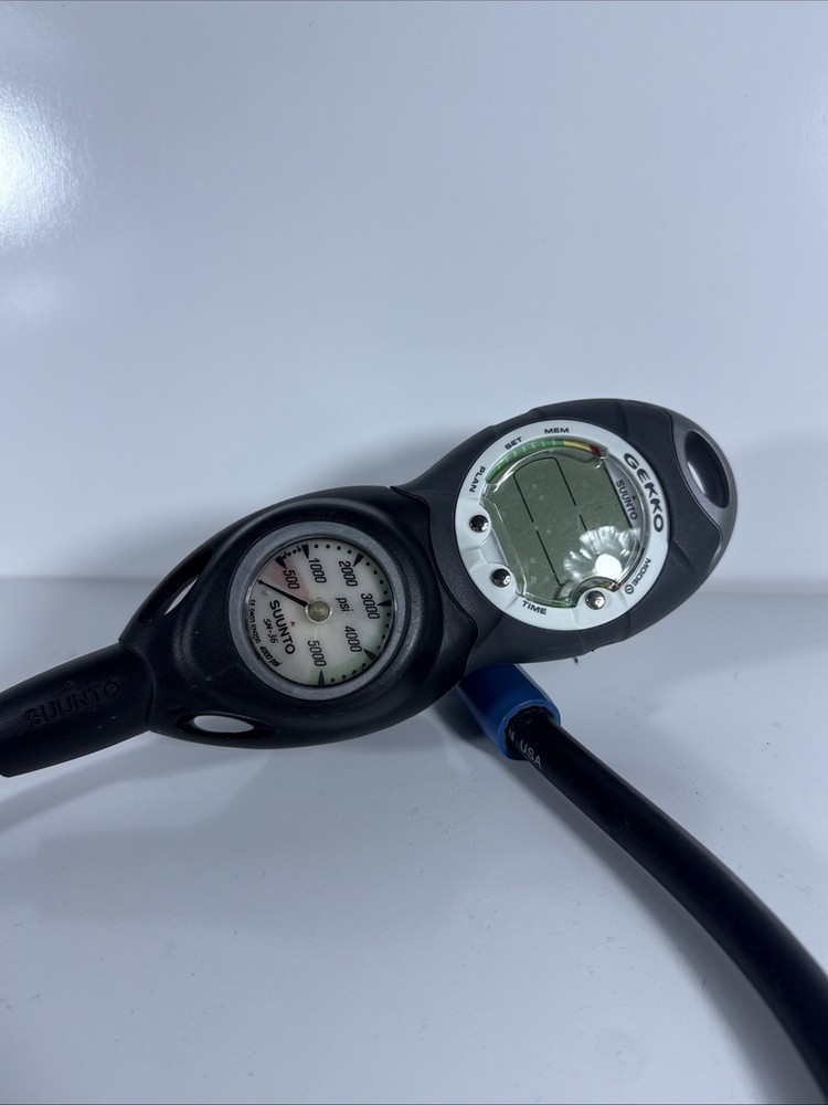 Suunto Gekko Dive Computer Console and SPG 'As Is' Untested CLEAN