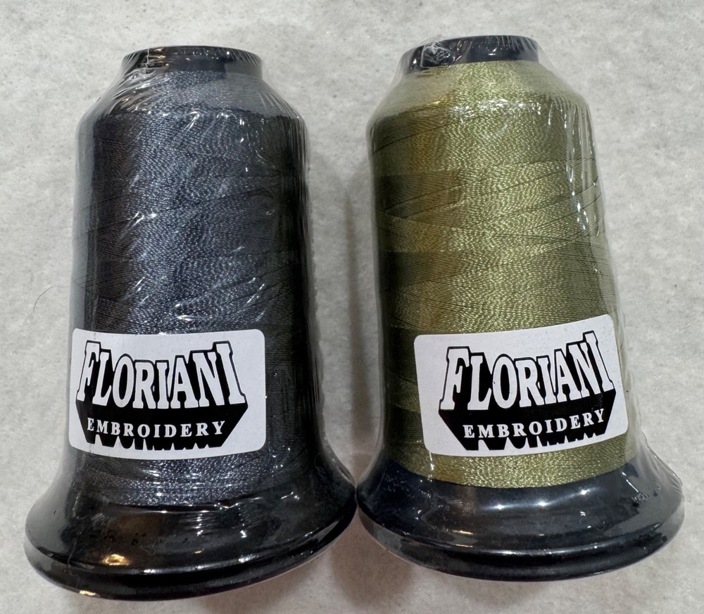 Floriani Embroidery Thread 10 New Spools Polyester Multiple Colors