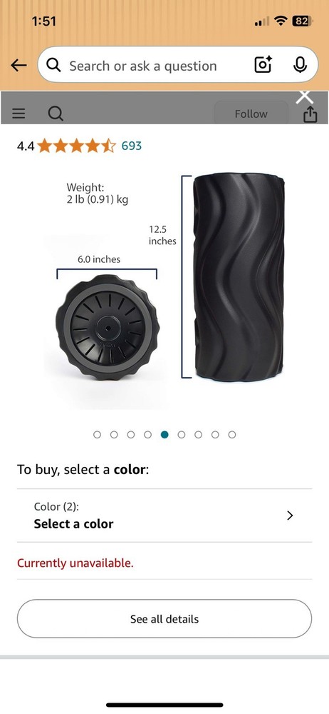Zyllion Foam Roller