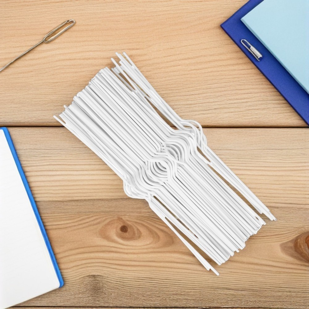 100 Pcs Calendar Iron Pole Binding Kit Hook for Wall Binder Hangers