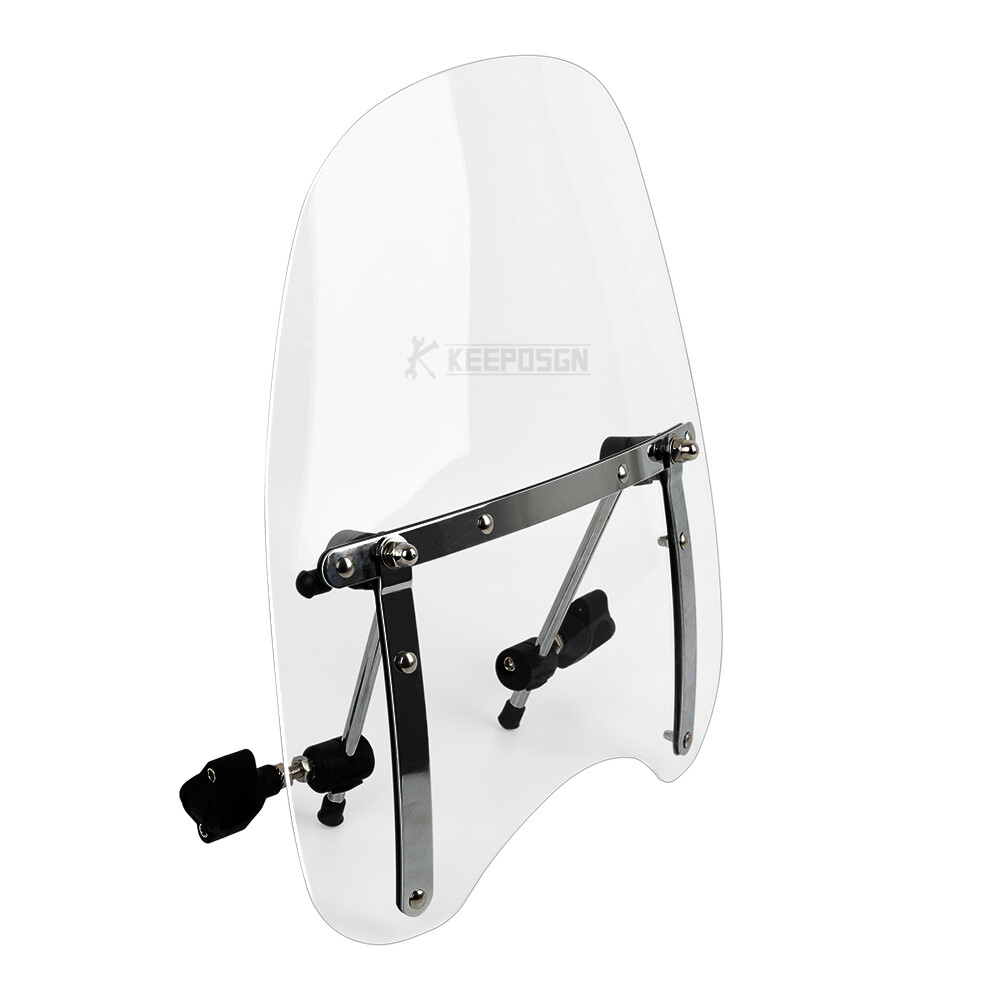Large Windshield Windscreen Clear For Suzuki Boulevard S40 7/8'' 1'' Handlebar