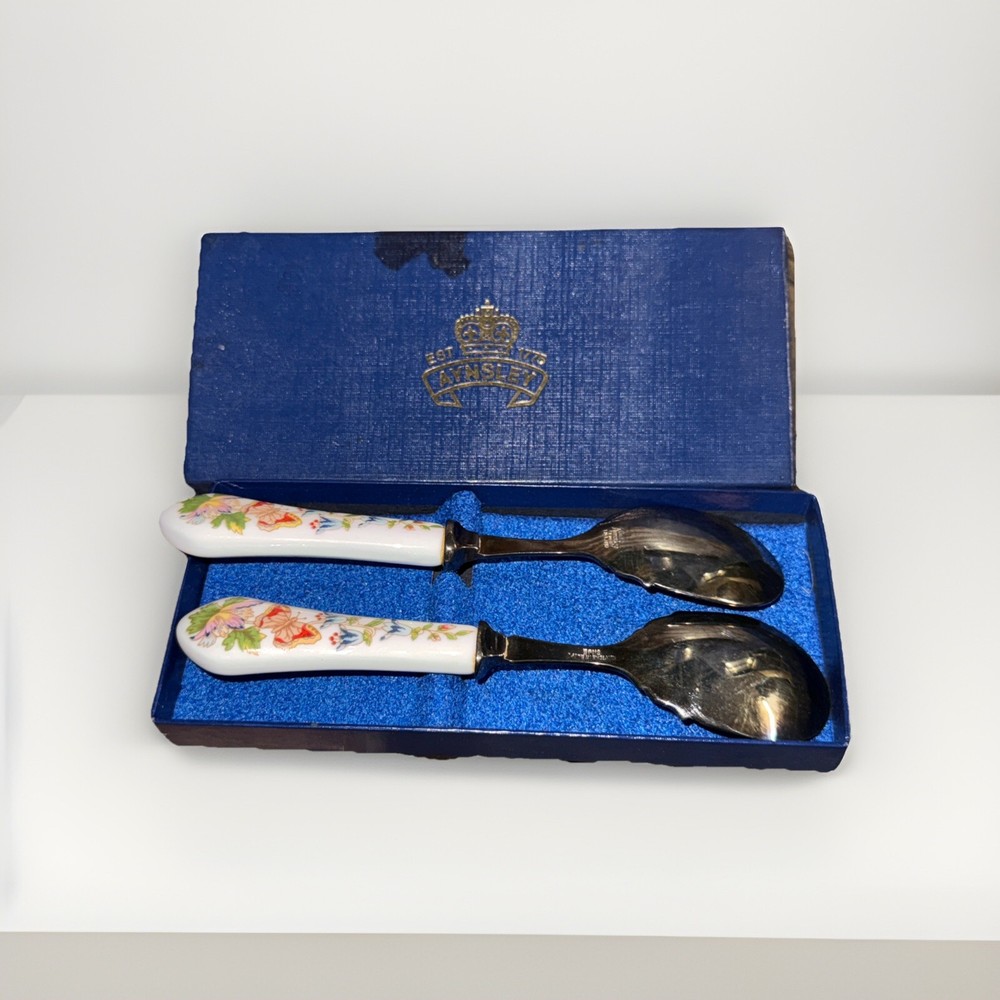 Vintage Silver Plate Serving Spoons