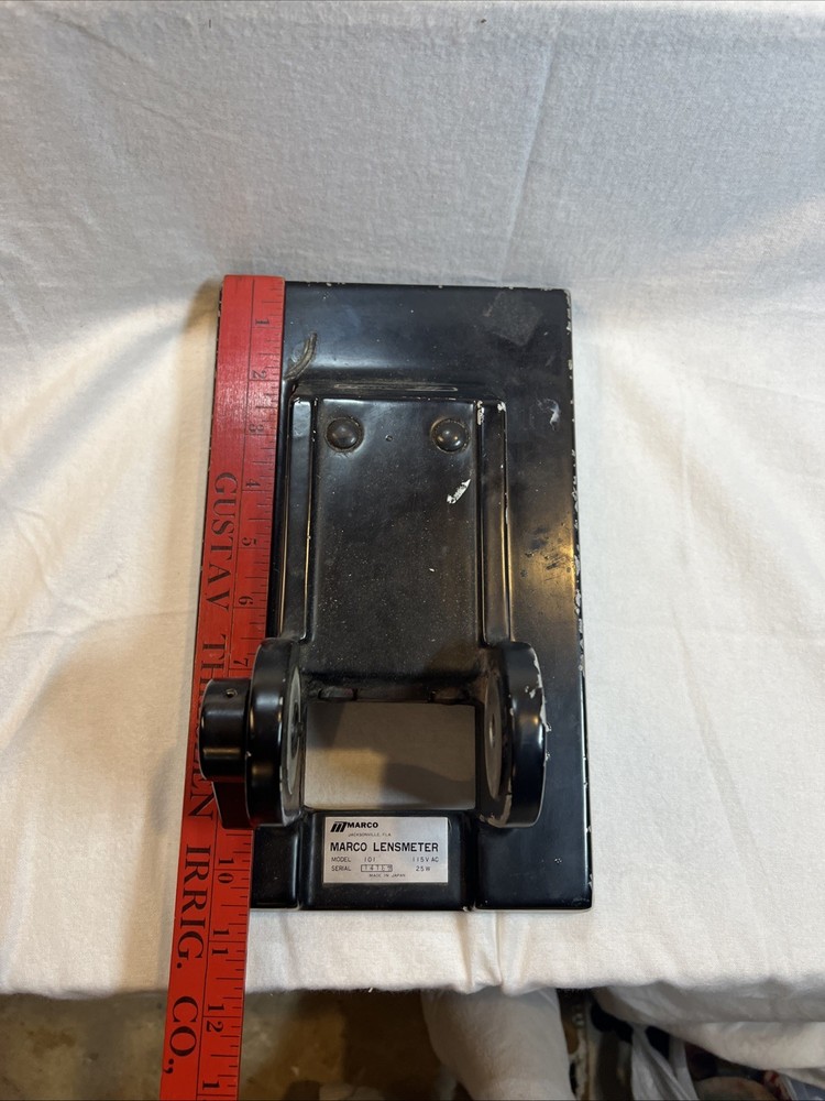 Marco Lensmeter Model 101 Base Stand Mounting Bracket Replacement Part