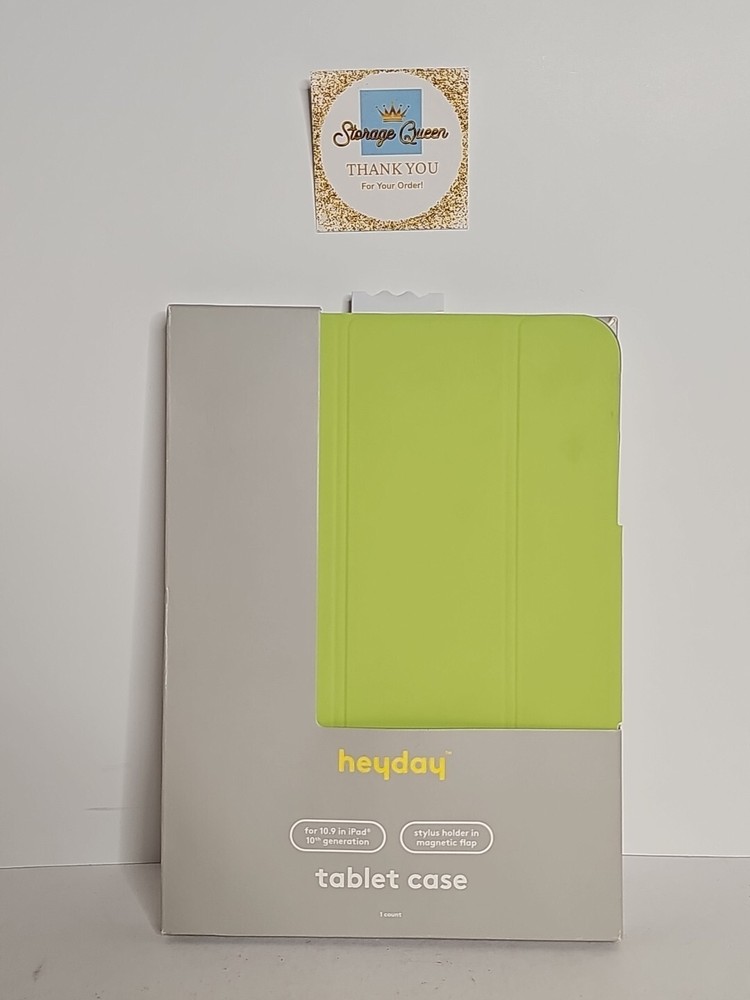 ipad 10th Generation 10.9 Case Heyday Tablet Case Open Box Lime Green