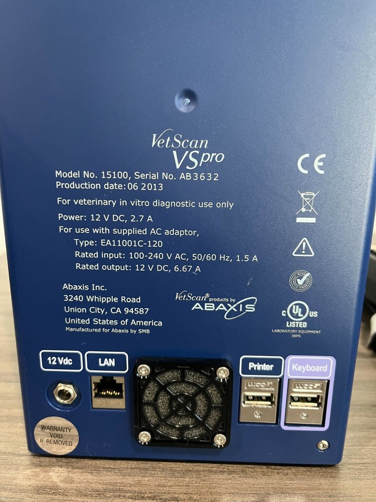 VETSCAN® VSpro Coagulation Analyzer + 2 Boxes of 24 Tests included