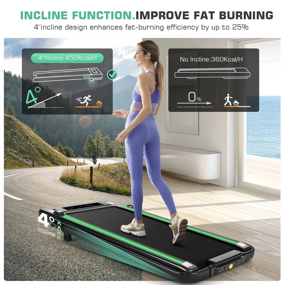 Powerful 2.5HP Treadmill, Jogging & Walking Pad Electric Treadmill Good Sporting