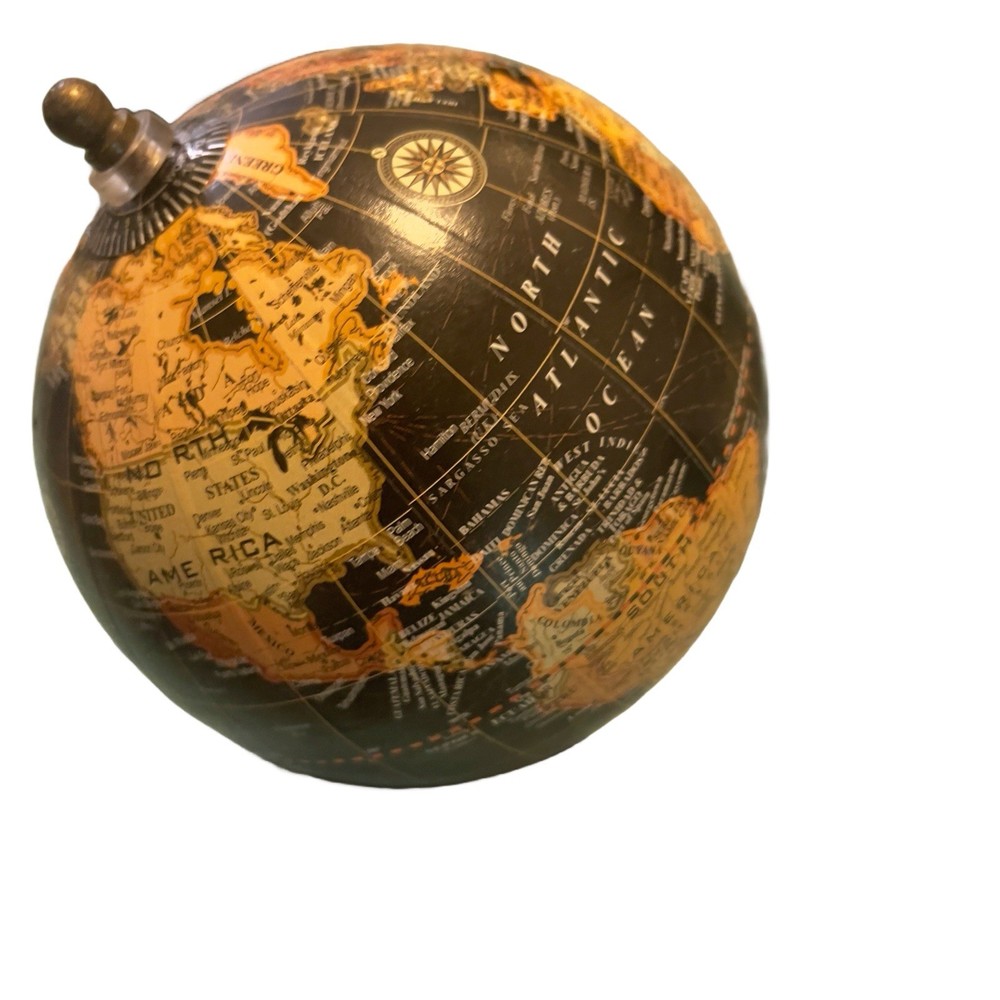 5.5" World Globe, Rotating World Map Globe