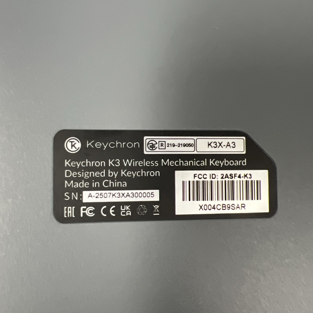 Keychron K3, Version 3,Brown Switch, Wireless Bluetooth/Wired