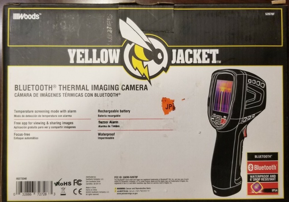 YELLOW JACKET Thermal Imager for Elevated Temperature Screening with Bluetooth
