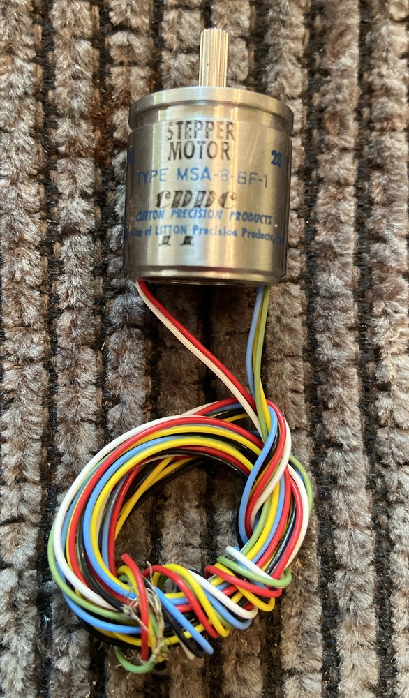 CLIFTON PRECISION 28VDC  STEPPER MOTOR TYPE MSA-8-BF-1