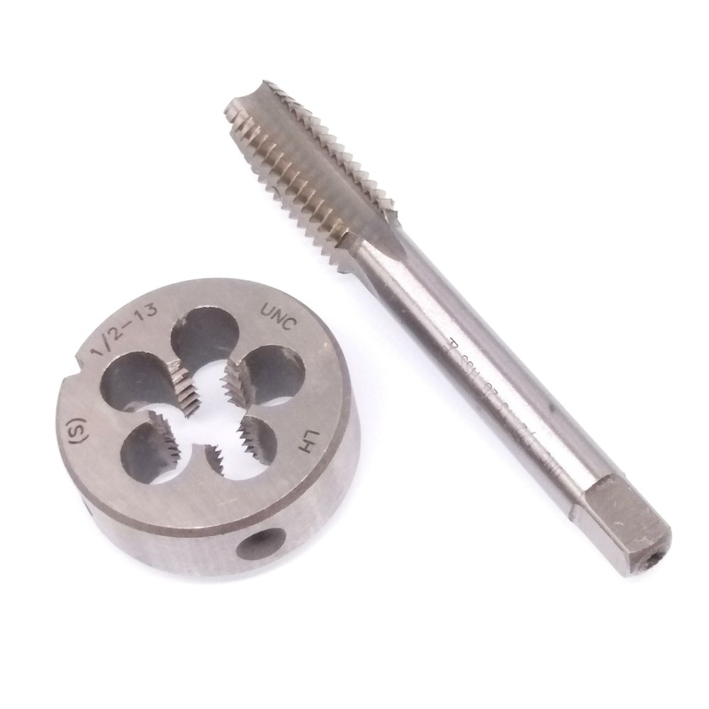 HSS 1/2-13 UNC Tap & 1/2-13 UNC Die Left Hand