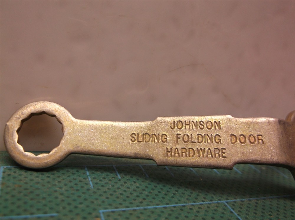 Johnson Hardware sliding folding door adjustment WRENCH tool