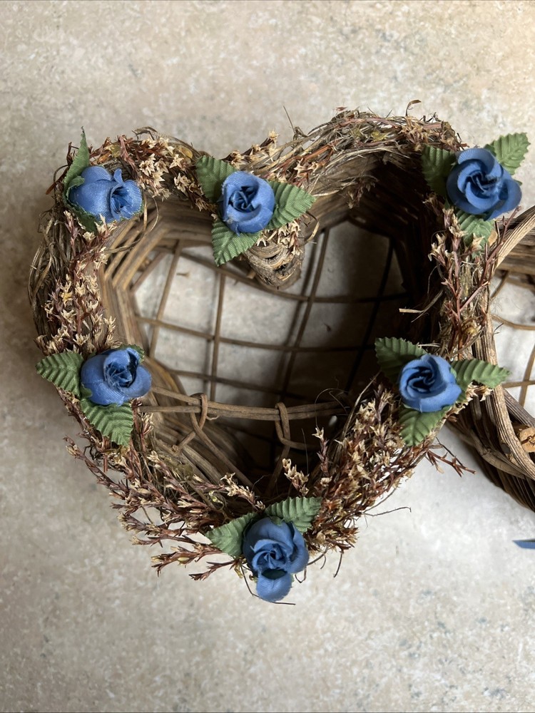 Cottage Core Handwoven Grapevine Hearts